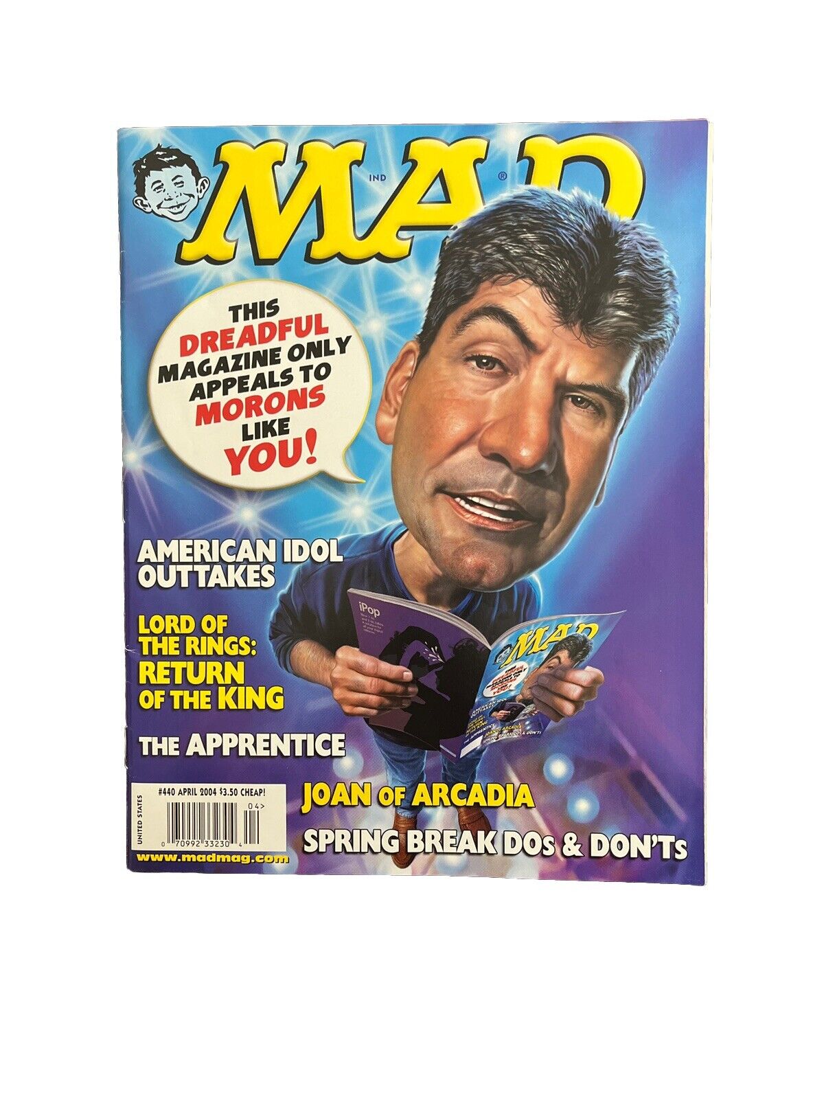 Mad Magazine Comedy Comics #440 April 2004 Simon Cowell