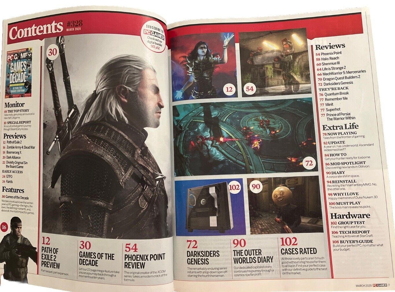 PC Gamer Video Game Computer Game magazine 2020 March #328