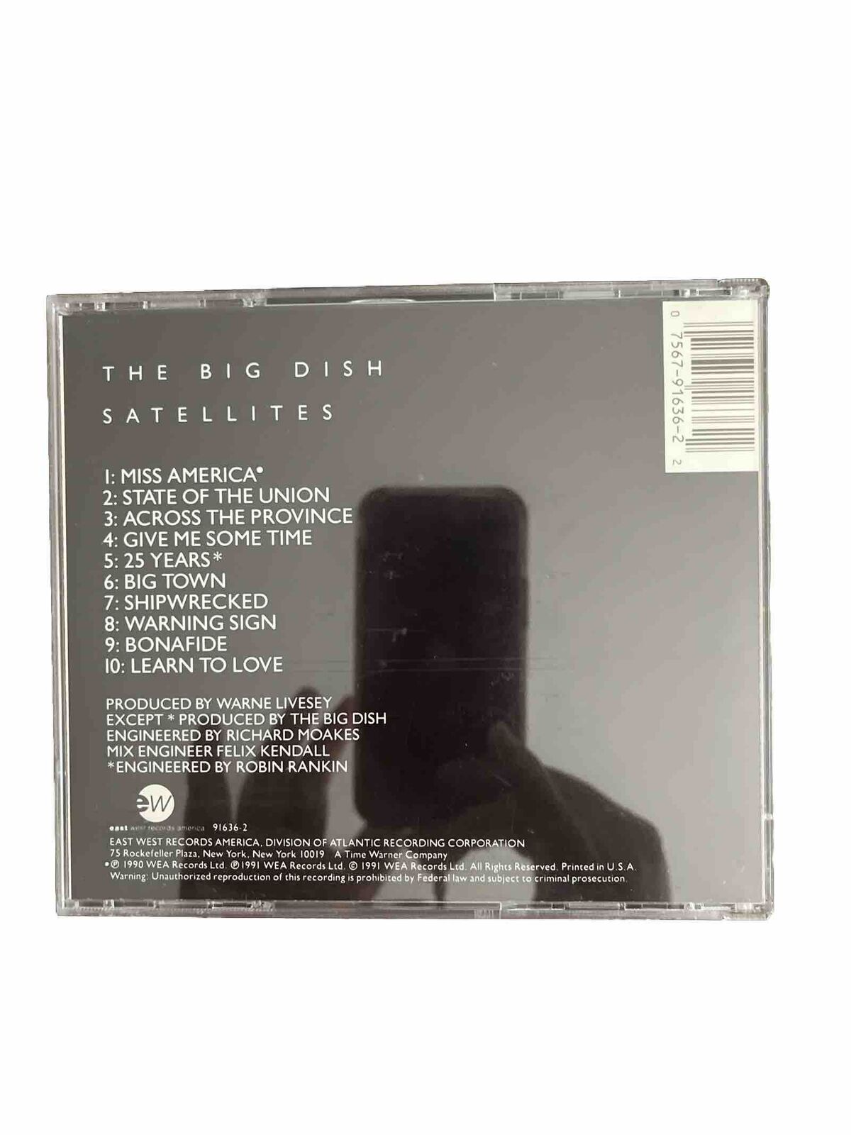 Satellites by Big Dish (CD, Feb-1991, EastWest)