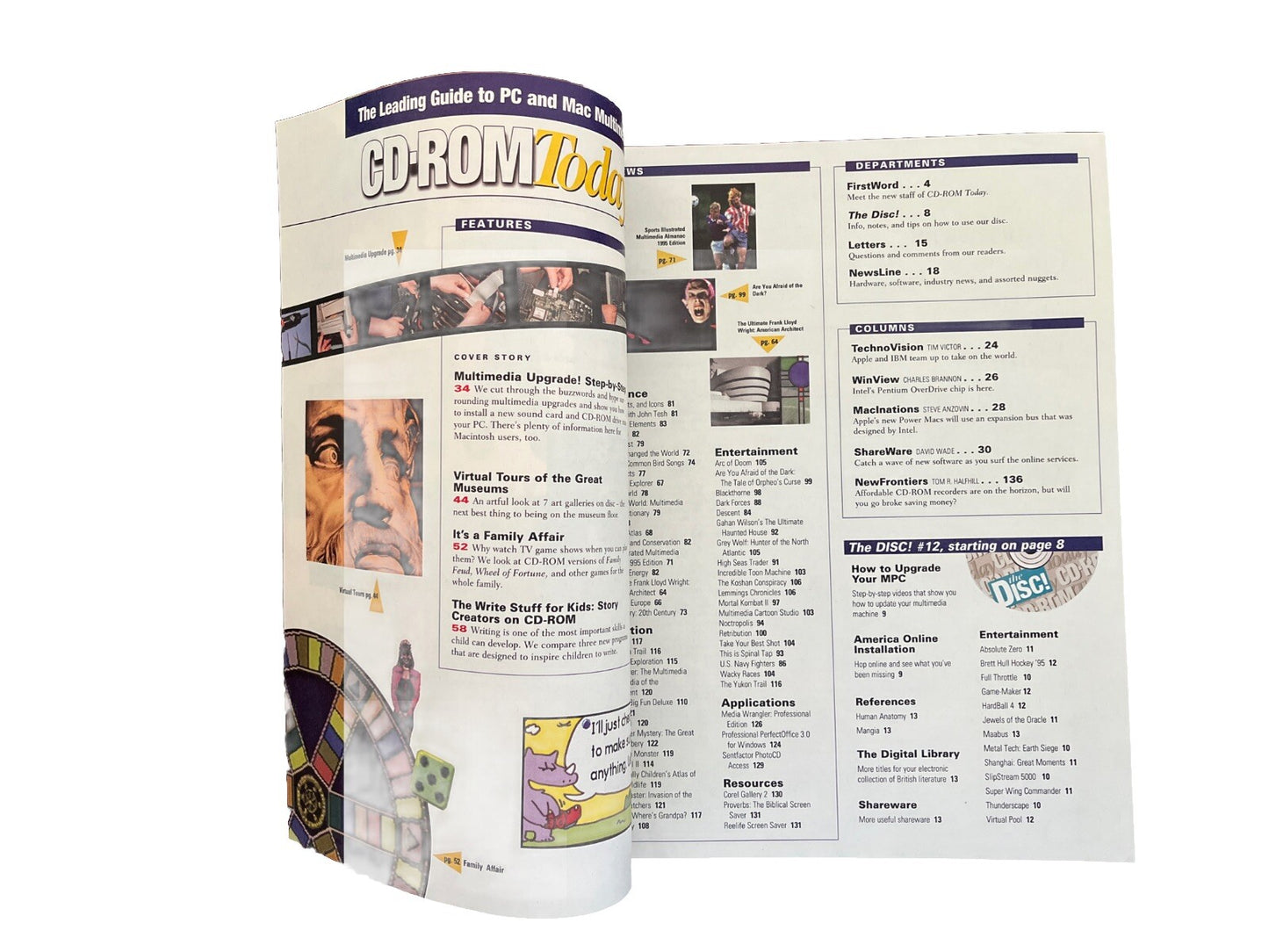 CD-ROM Today Vintage PC And Mac Multimedia Magazine Vol.3 No.6 Upgrade!