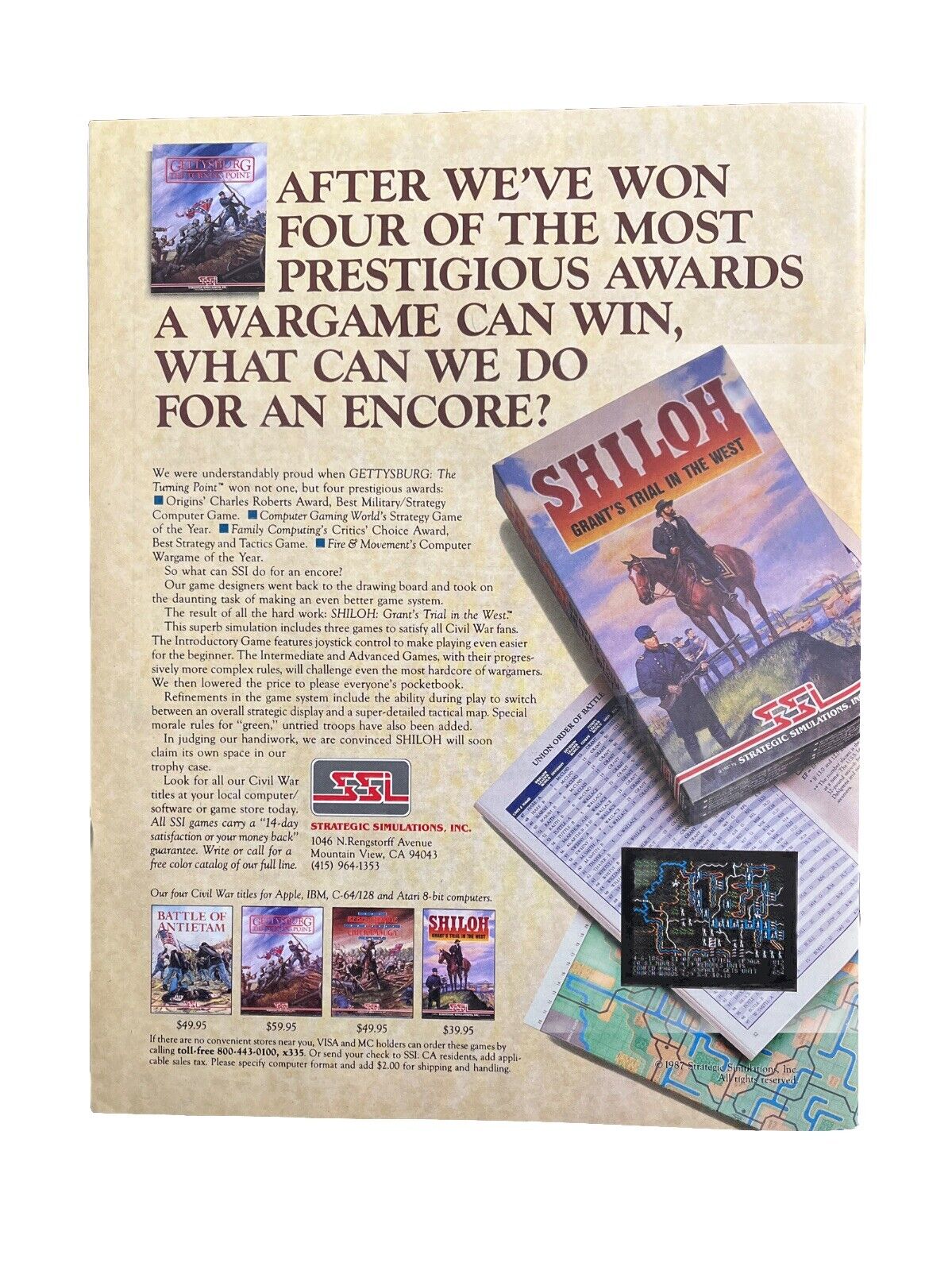 Classic Strategy&Tactics Tabletop Wargame Magazine #118 The Tigers Are Burning