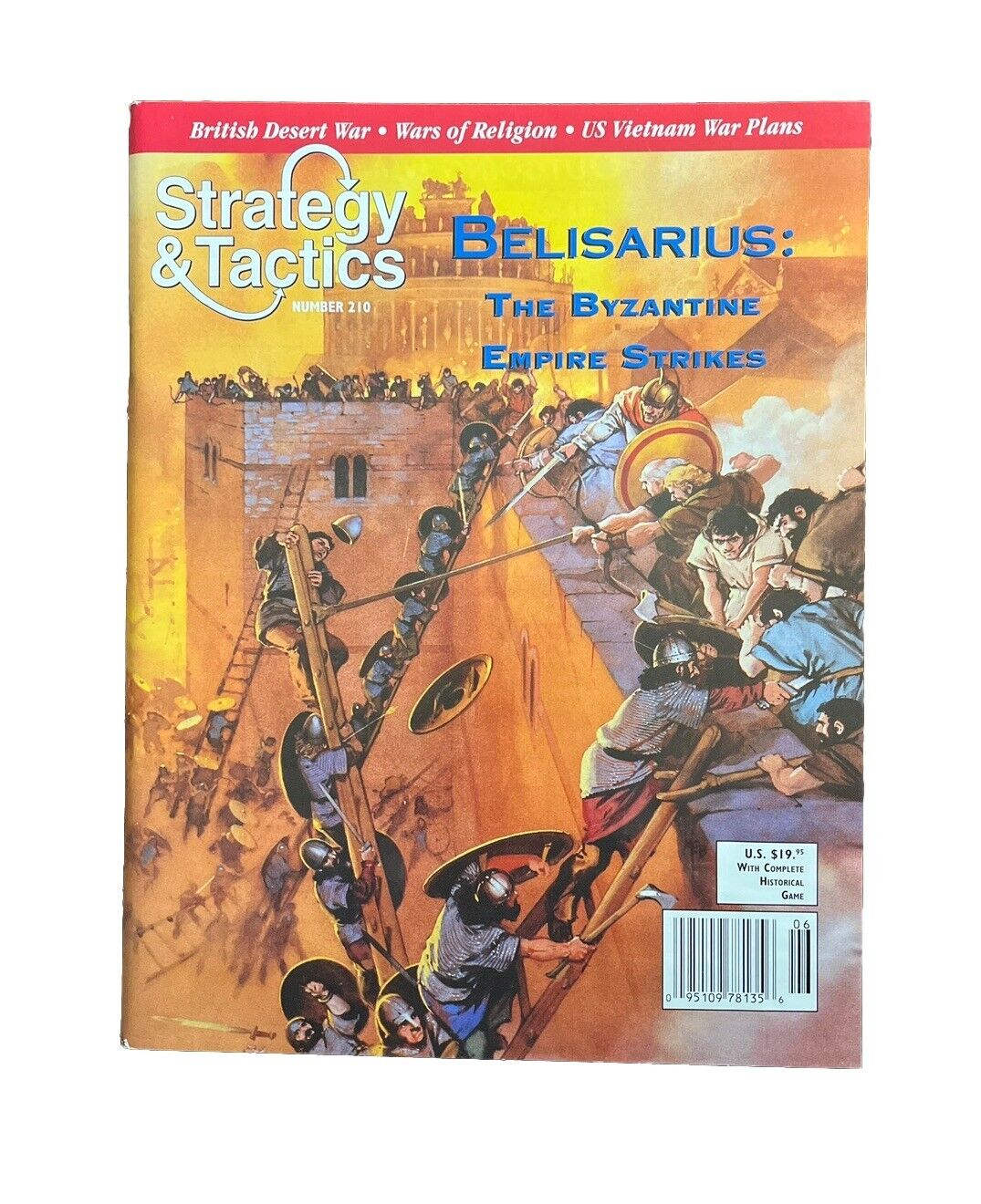 Strategy & Tactics Wargame Magazine #210 Belisarius:The Byzantine Empire Strikes