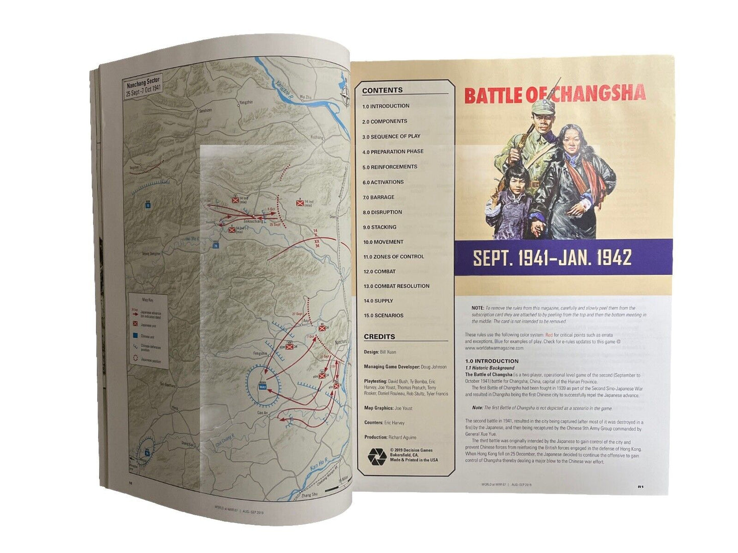 World At War Magazine #67 With Historical War Game - Second Battle of Changsha