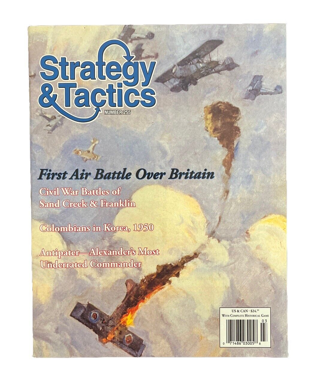 Strategy & Tactics Wargame Mag #255 N Board Game - First Air Battle Over Britain