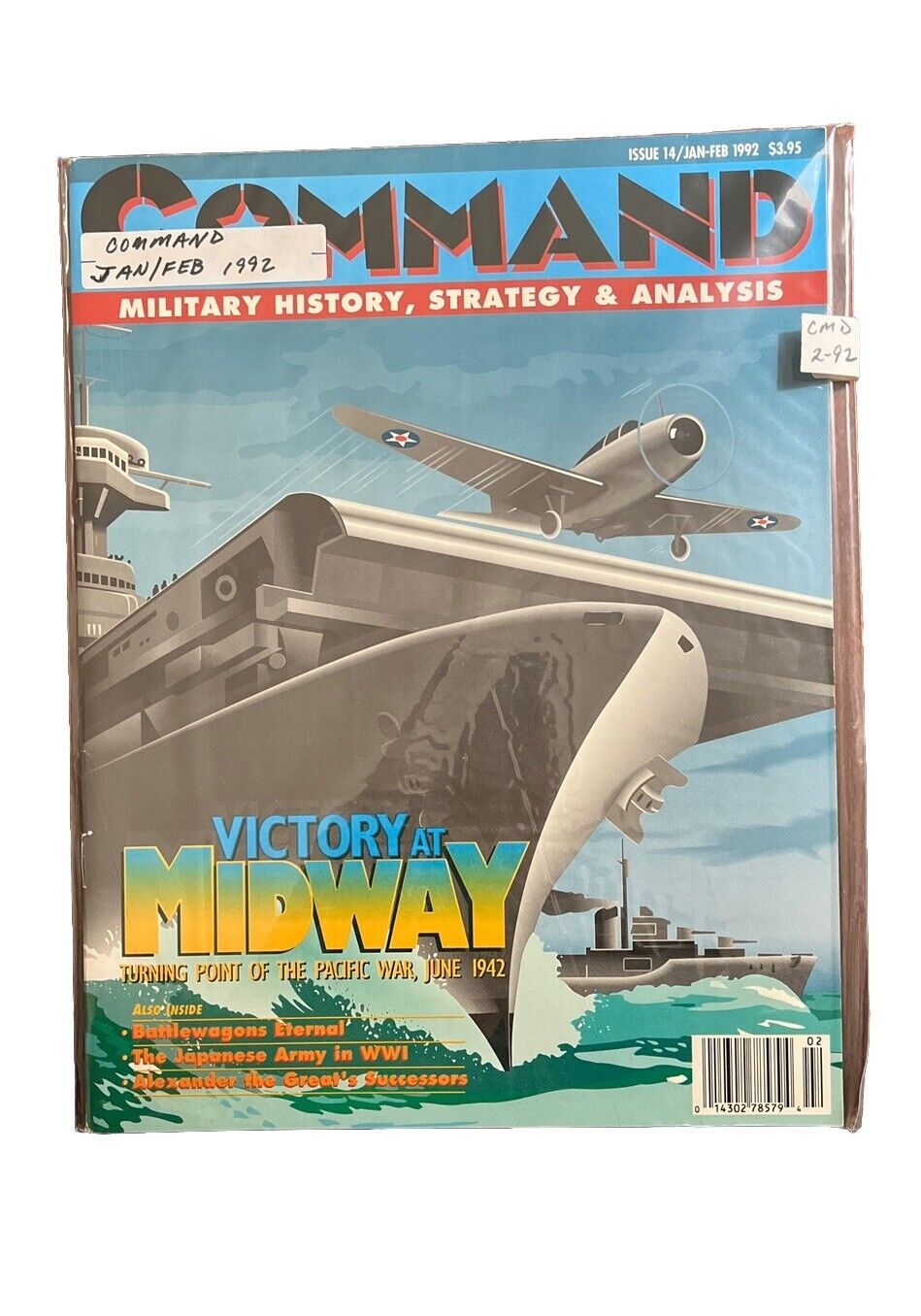 XTR Collectable Command Wargame Magazine #14 Jan-Feb 1992 - Victory At Midway