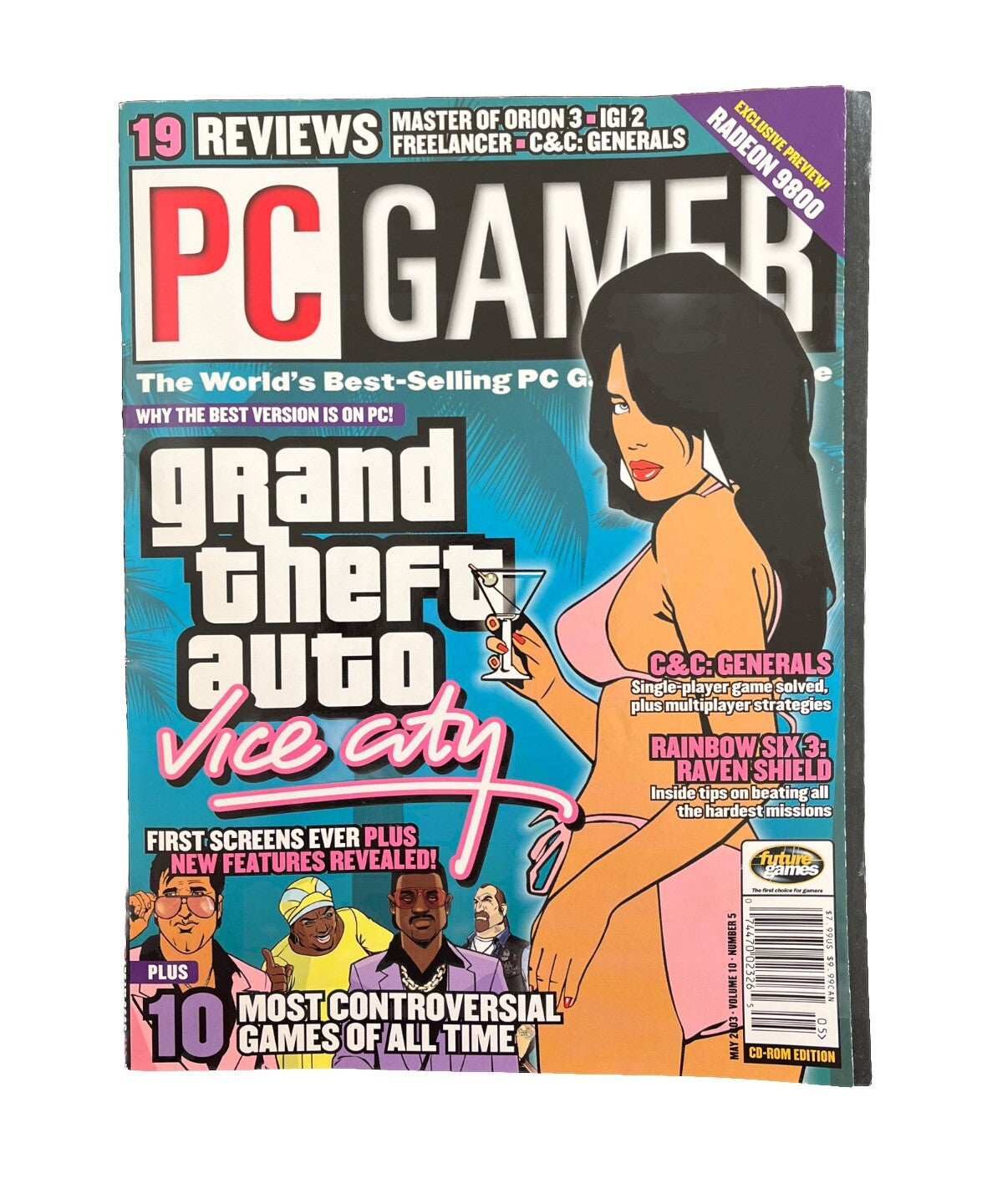 Classic PC Gamer Strategy Magazine #110 May 2003 Grand Theft Auto: Vice City