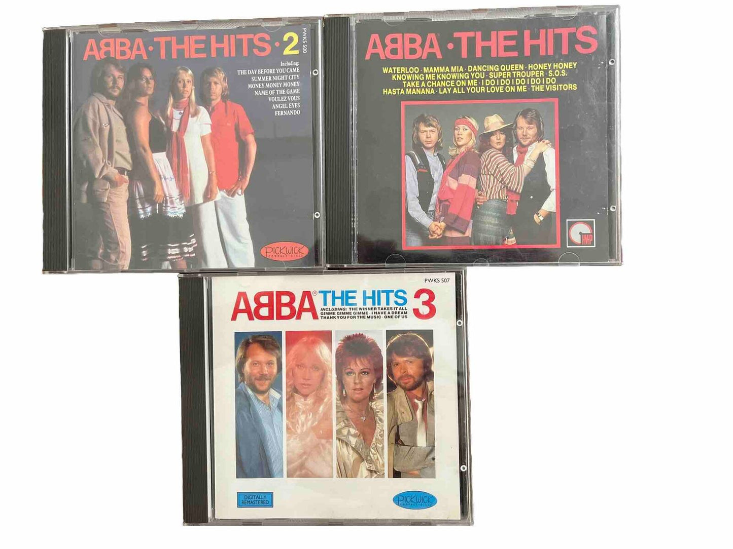 VG/FINE ABBA PICKWICK The Hits Box 3 CD Set 40 Great Tracks All The Hits