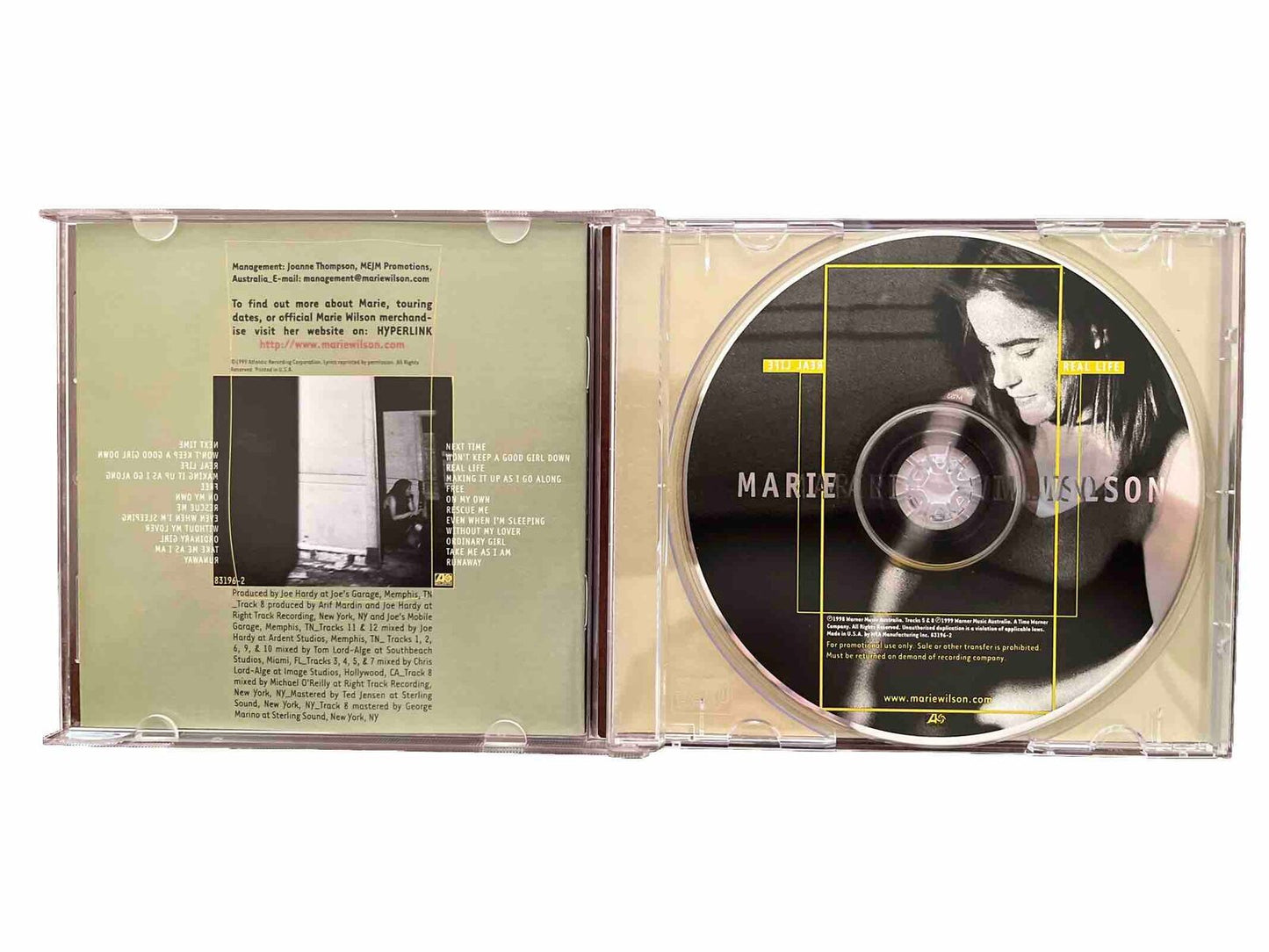 Real Life * by Marie Wilson (CD, Jun-1999, Atlantic (Label))