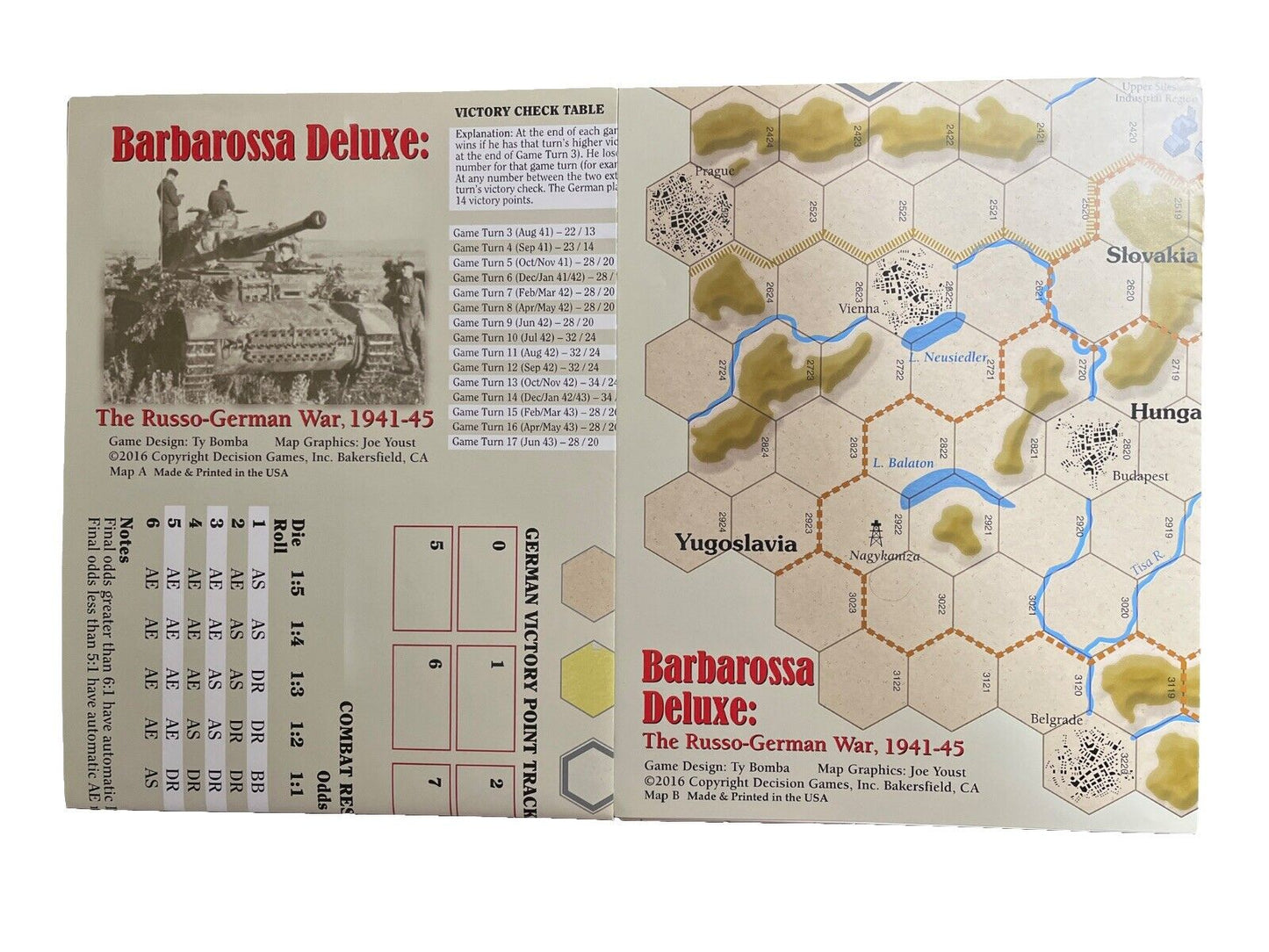 Decision Games Historical Wargame Barbarossa Deluxe The Russo-German War 1941-45