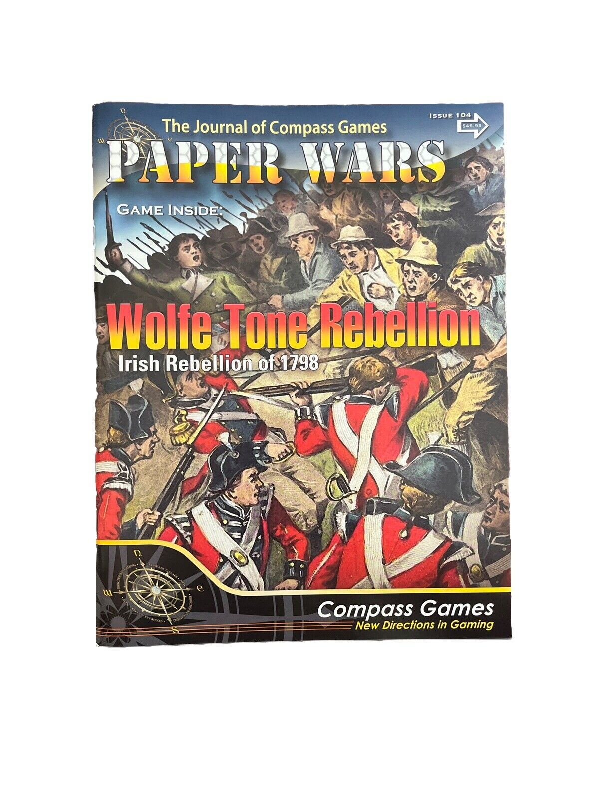 Paper Wars Magazine With A Complete Historical Game #104 Wolfe Tone Rebellion