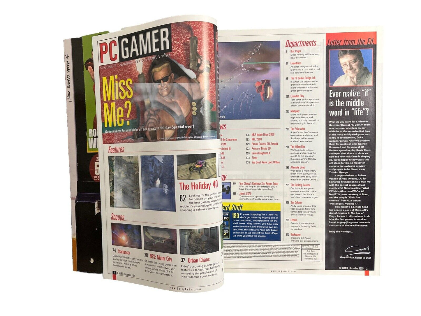 Vintage PC GAMER Magazine Vol.6 No.12 December 1999 - Duke Nukem Forever