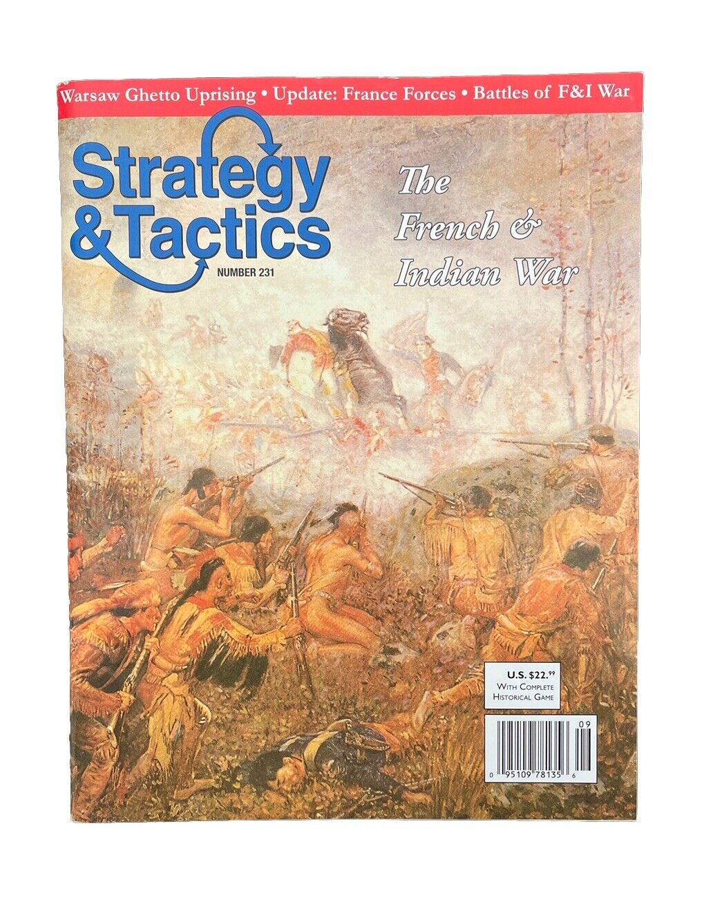 Collectable Strategy & Tactics Wargame Magazine #231 The French & Indian War