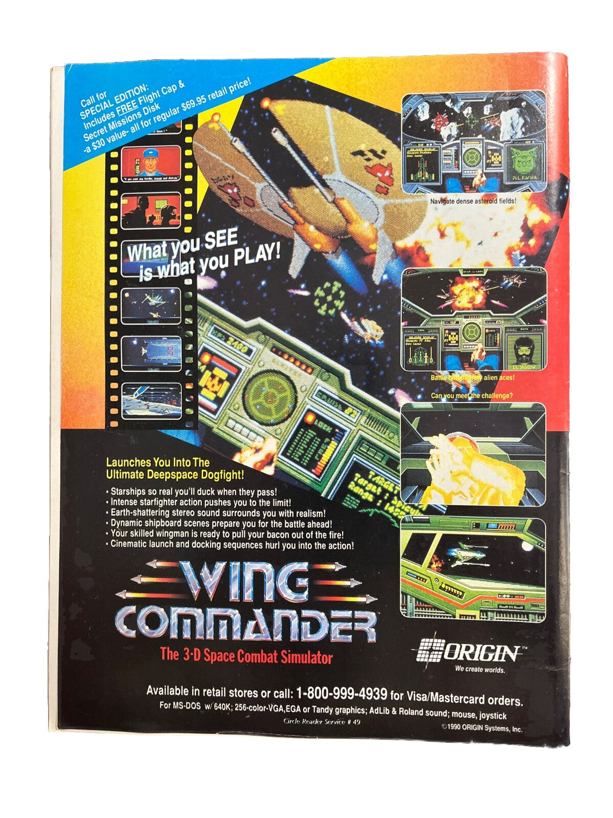 Computer Gaming World Strategy Magazine #75 Oct 1990 Red Baron By Dynamix