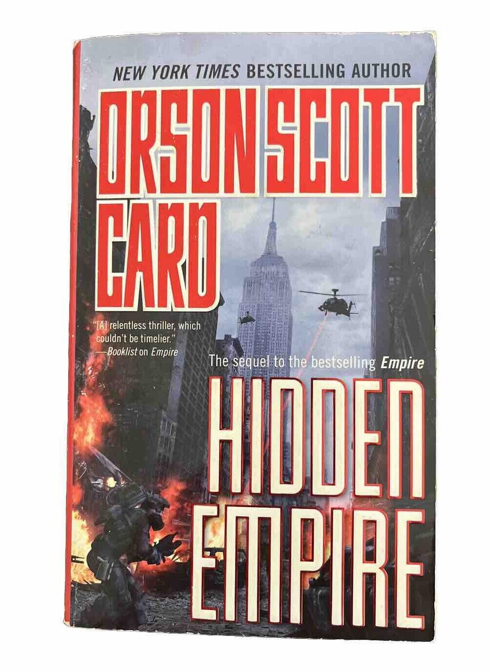 Empire Ser.: Hidden Empire by Orson Scott Card (2011, Paperback)