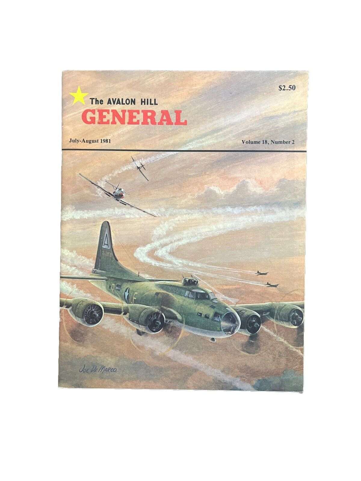 Vintage July-August 1981 The General War Game Magazine Avalon Hill Vol 18 #2