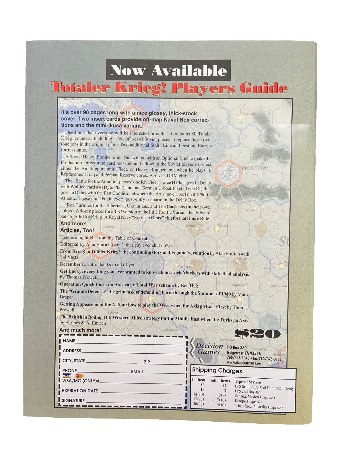 Strategy & Tactics Wargame Magazine #206 2000 Forgotten Axis: Romania, 1941-42