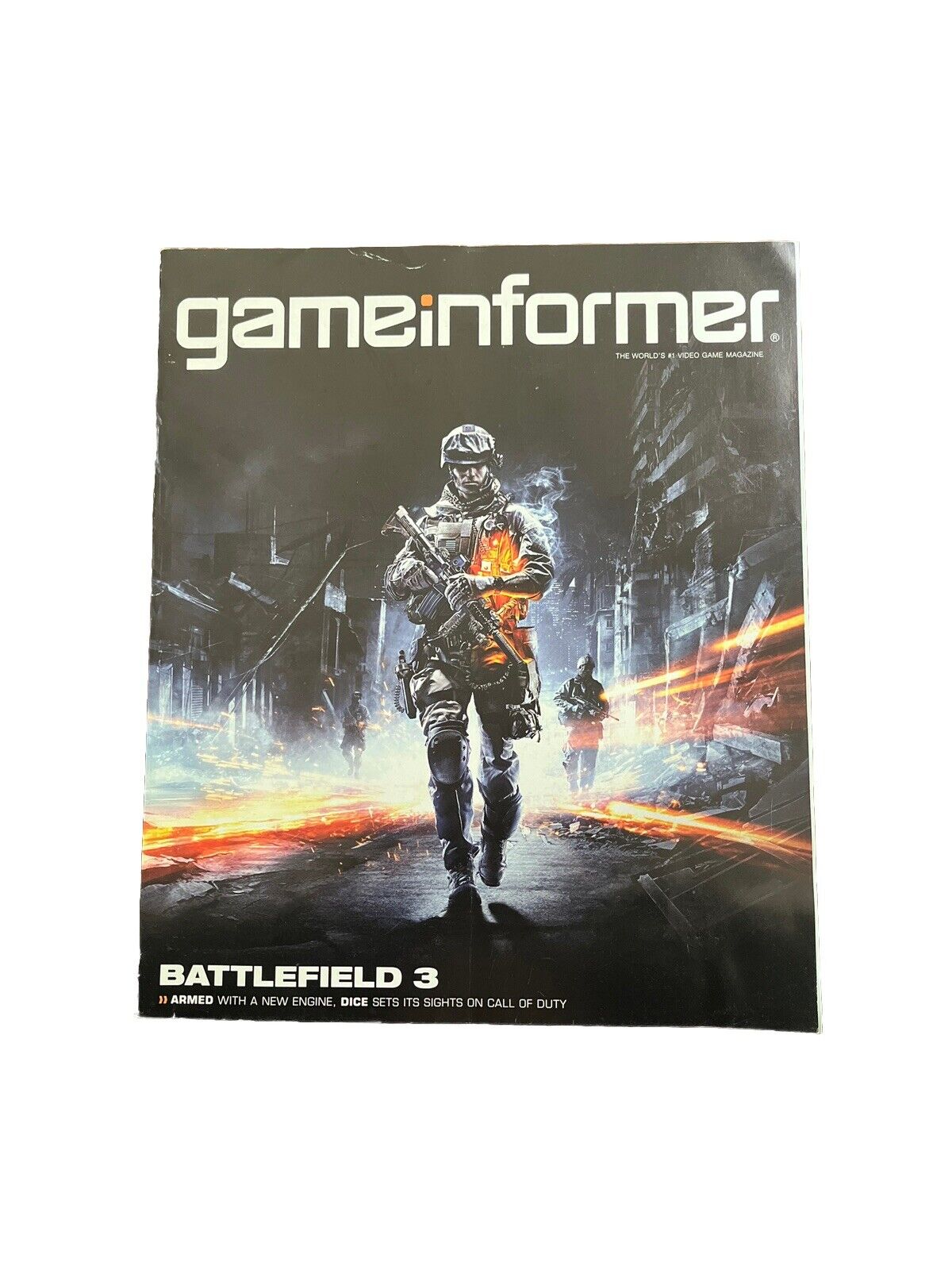 March 2011 Game Informer #215 Collectable Video Game Magazine Back Battlefield 3