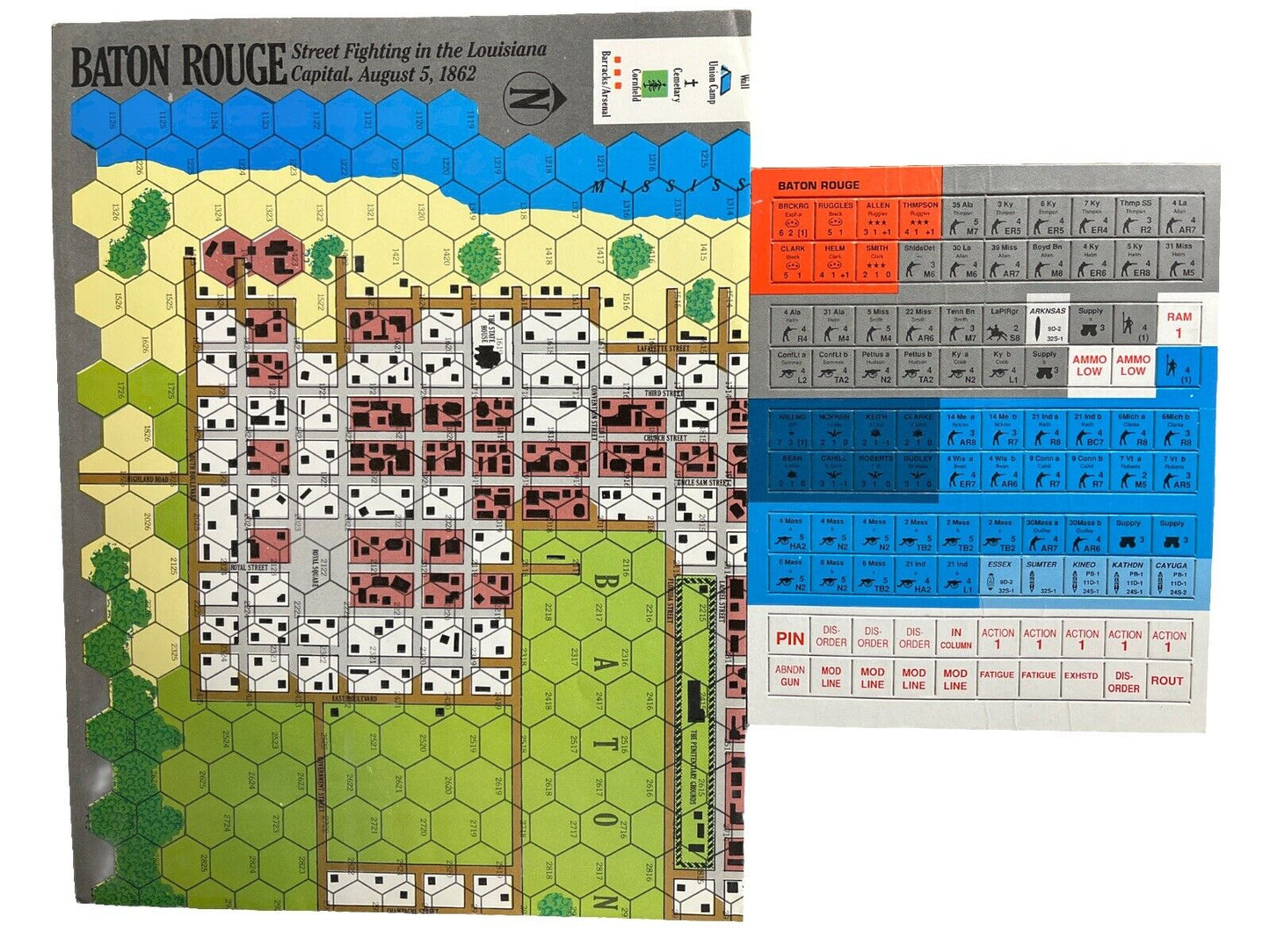 Strategy & Tactics Historical Combat Wargame Magazine #133 1990 Baton Rouge