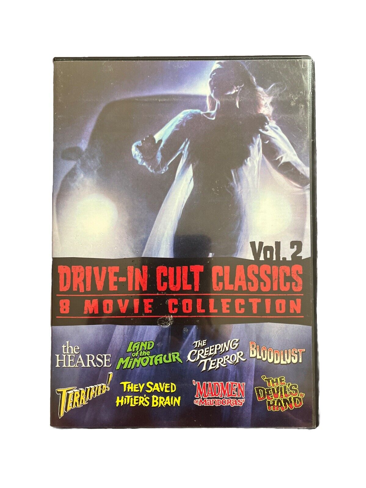 Drive-in Cult Classics Volume 2 DVD 4 Disc Set The Hearse Bloodlust Terrified