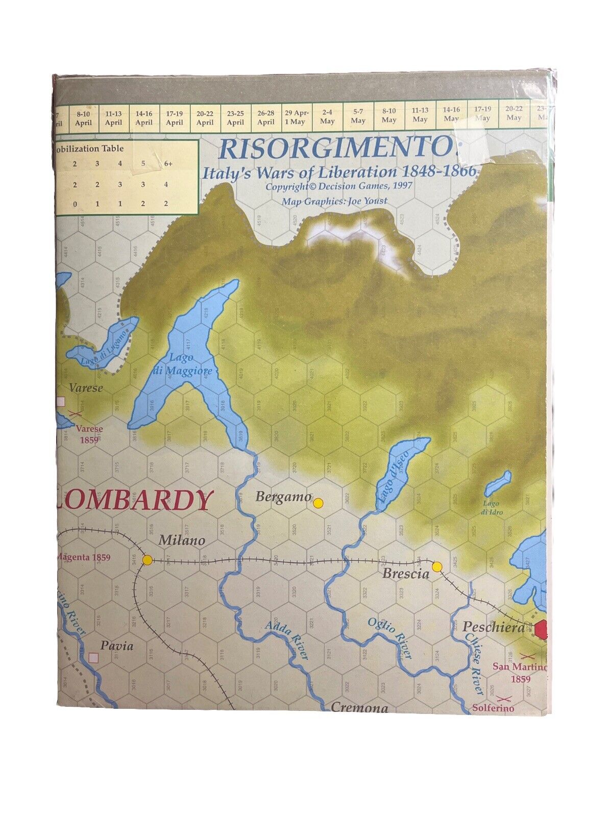 Strategy & Tactics tabletop Wargame Magazine #187 Risorgimento War In Italy 1848
