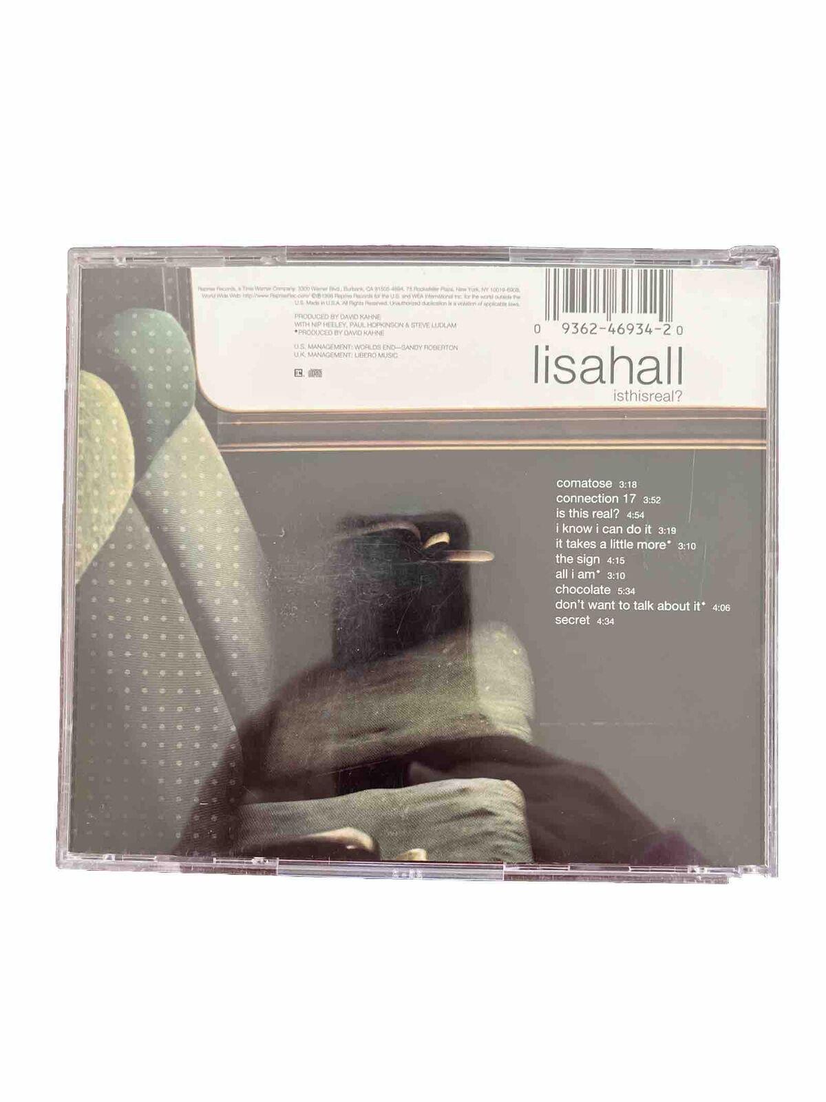 Is This Real? by Lisahall (CD, Sep-1998, Warner Bros.)