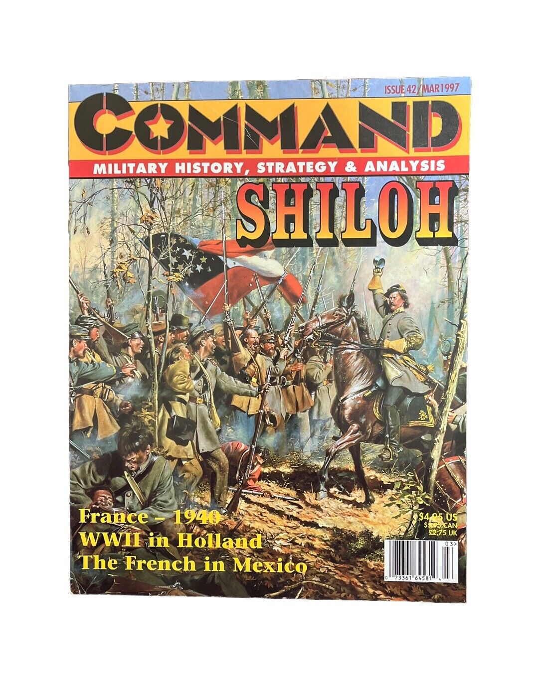 XTR Vintage Collectable Command Wargaming Magazine #42 Mar 1997 - Shiloh