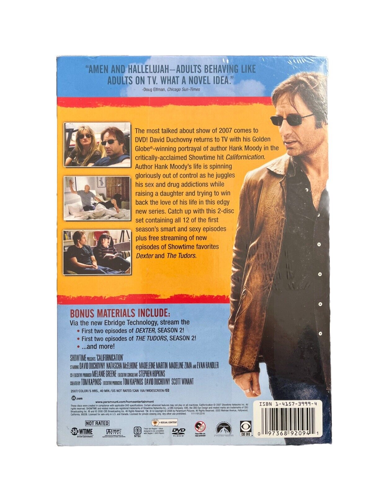 CALIFORNICATION - SEASON 1 - DVD 2 DISC SET (2007) Showtime David Duchovny