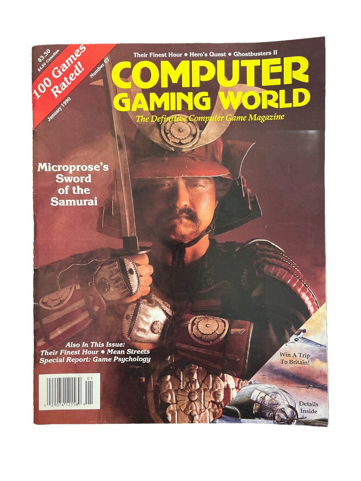 Computer Gaming World Magazine #67 Jan 1990 Microprose’s Sword Of The Samurai