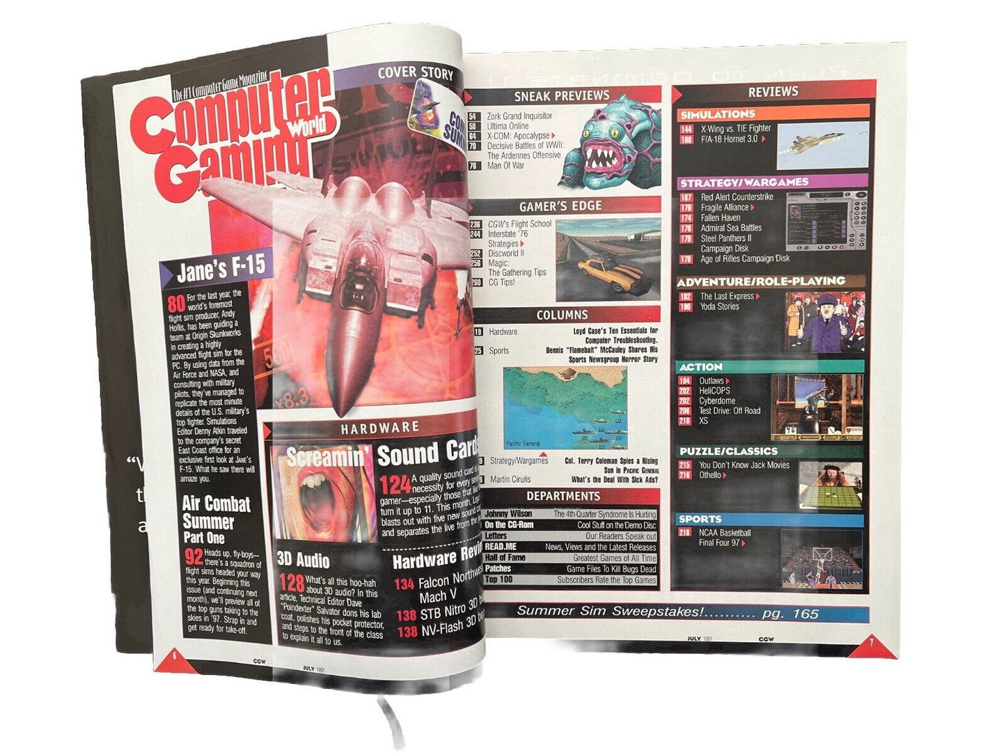 Computer Gaming World Strategy Magazine #156 July 1997 Air Combat