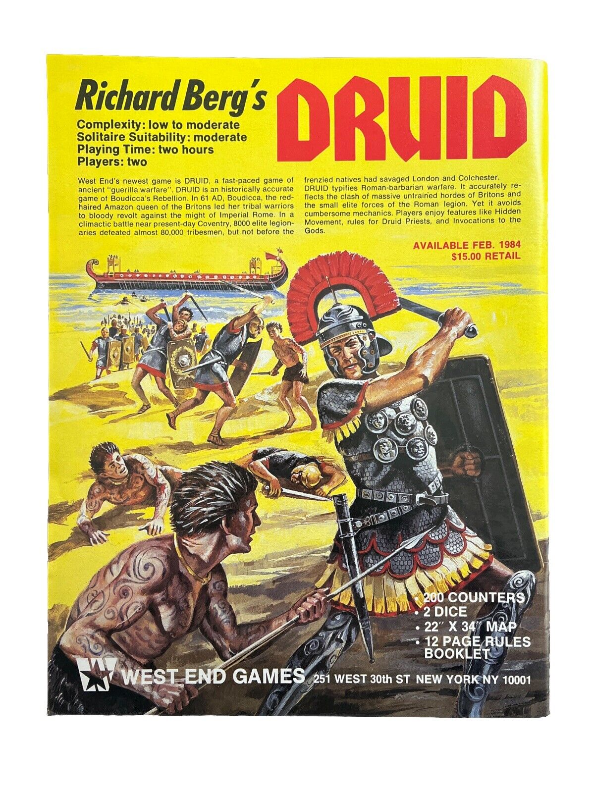 Strategy & Tactics Wargame Magazine #97 Trail Of The Fox The Fight For Tunisia