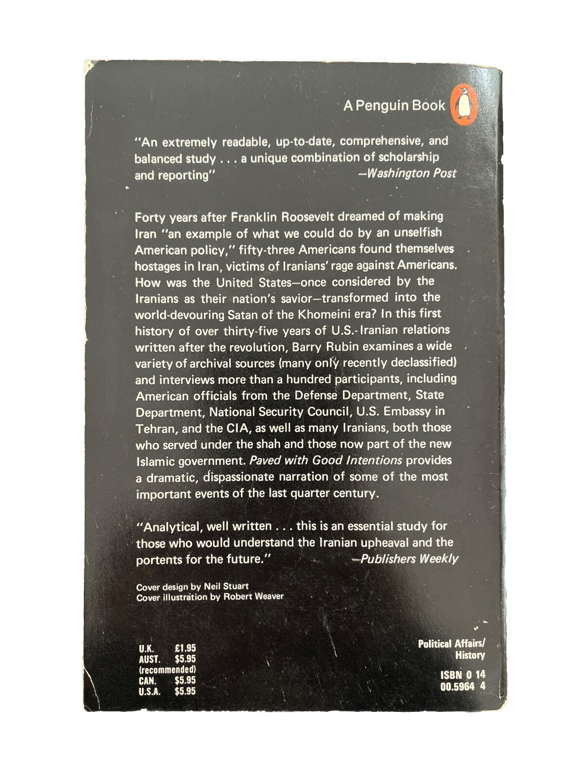Book: Paved With Good Intentions The American Experience And Iran By Barry Rubin