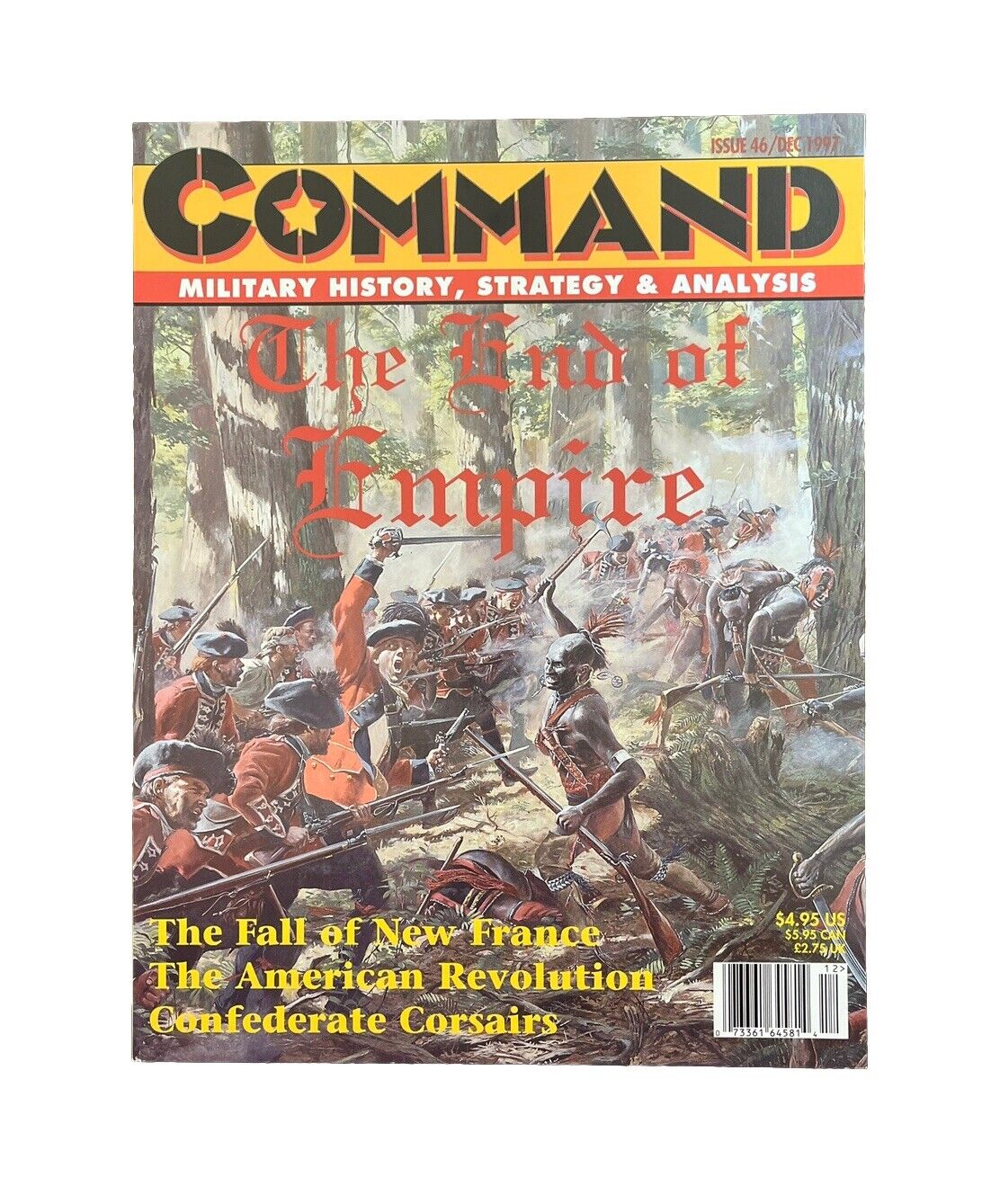 XTR Vintage Collectable Command Wargame Magazine #46 Dec 1997- The End Of Empire