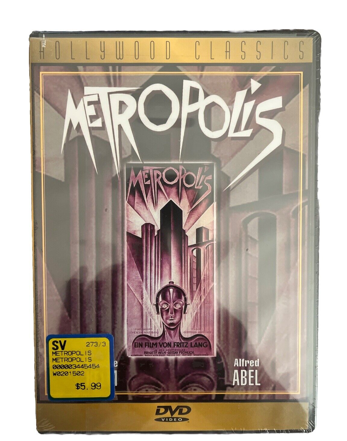 Metropolis (DVD, 1998) Brand New Factory Sealed - Brigitte Helm, Alfred Abel