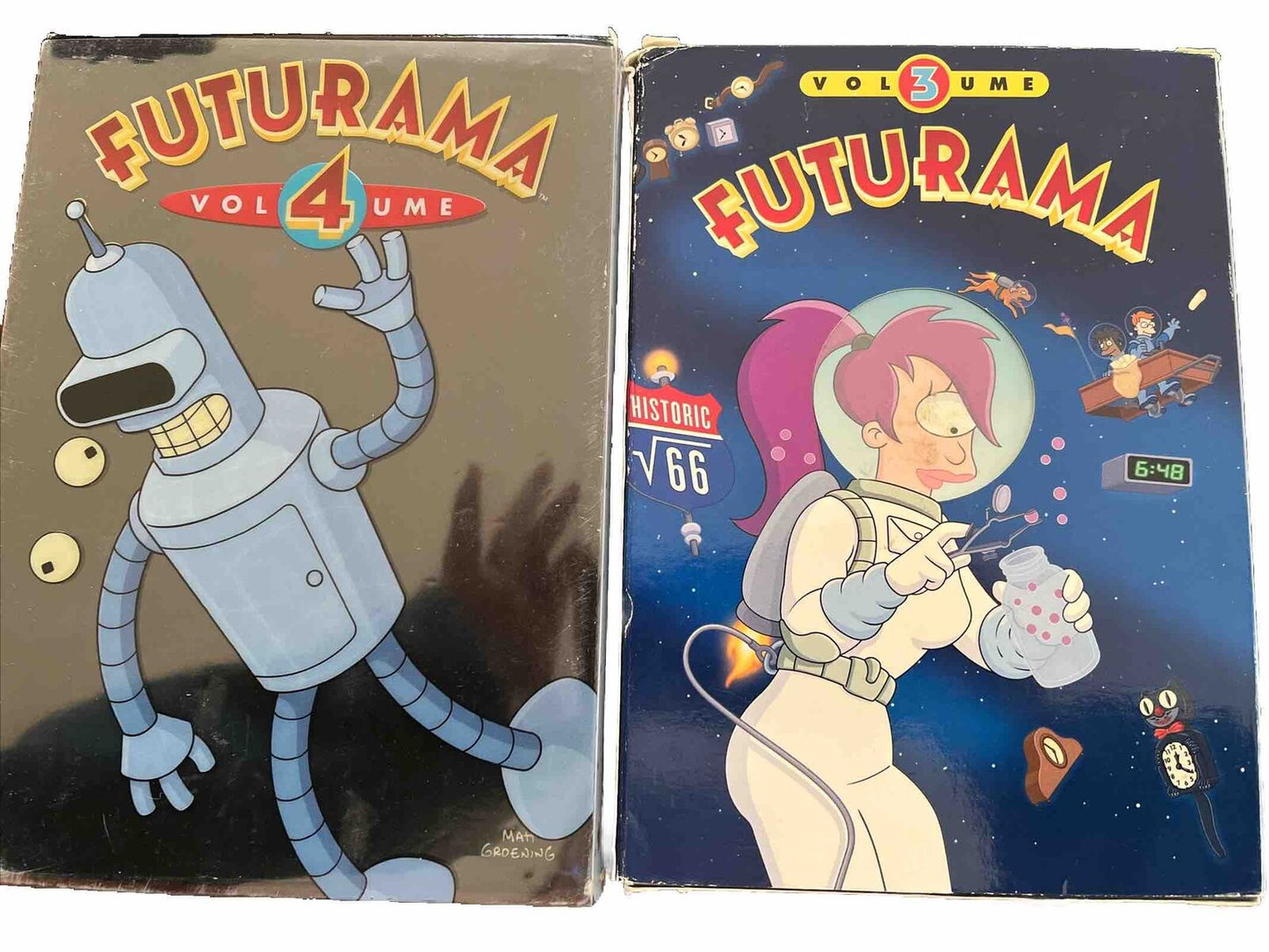 Futurama TV Series DVD Sets Vol. 1-4 Volume Season 1, 2, 3, 4 Complete Sets