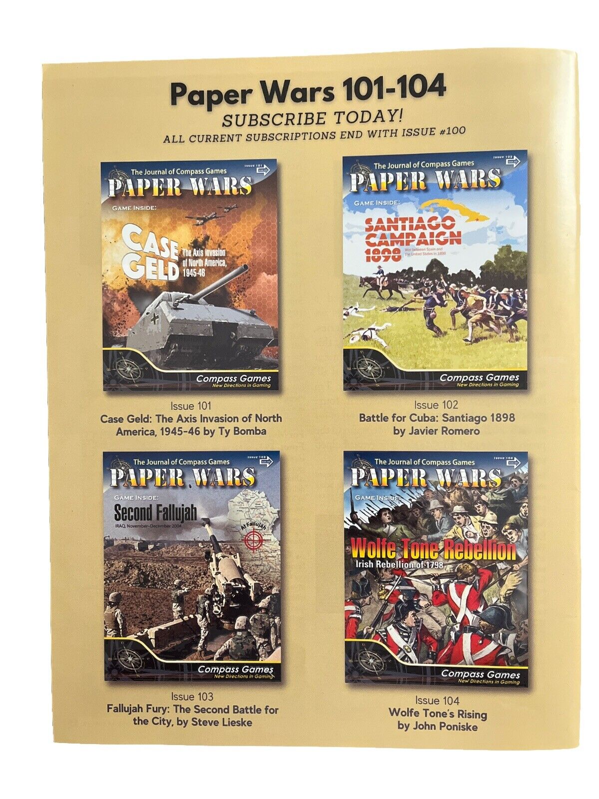 Paper Wars Magazine With Complete Tabletop Game #100 Jan 2022 Battle of Inkerman